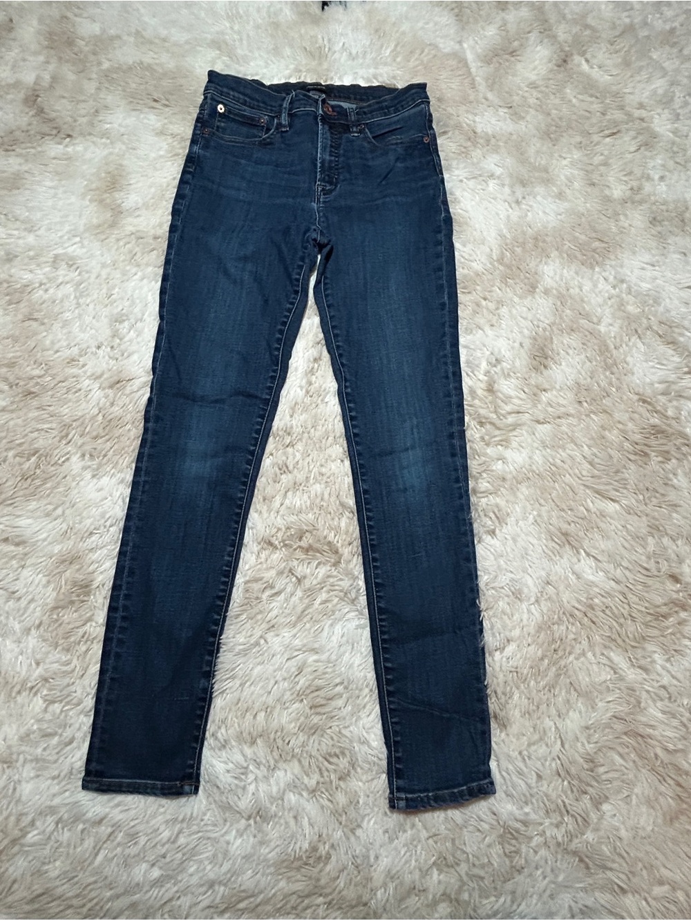 J. Crew Navy Skinny Jeans - Dark Wash